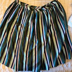 Striped Multicolor Ava & Viv Skirt